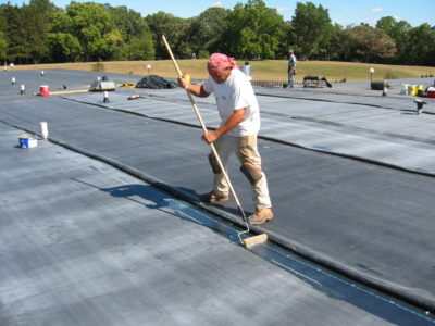 Seaming a EPDM Rolls