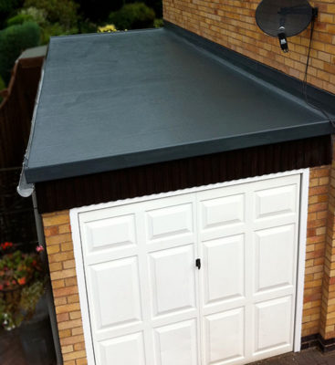 GRP Roofing on Garage