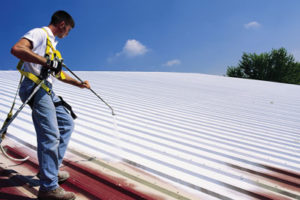 Cleaning a Metal Roof