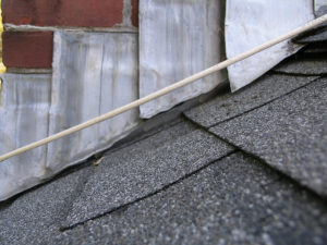 Roof Flashing on Chimney